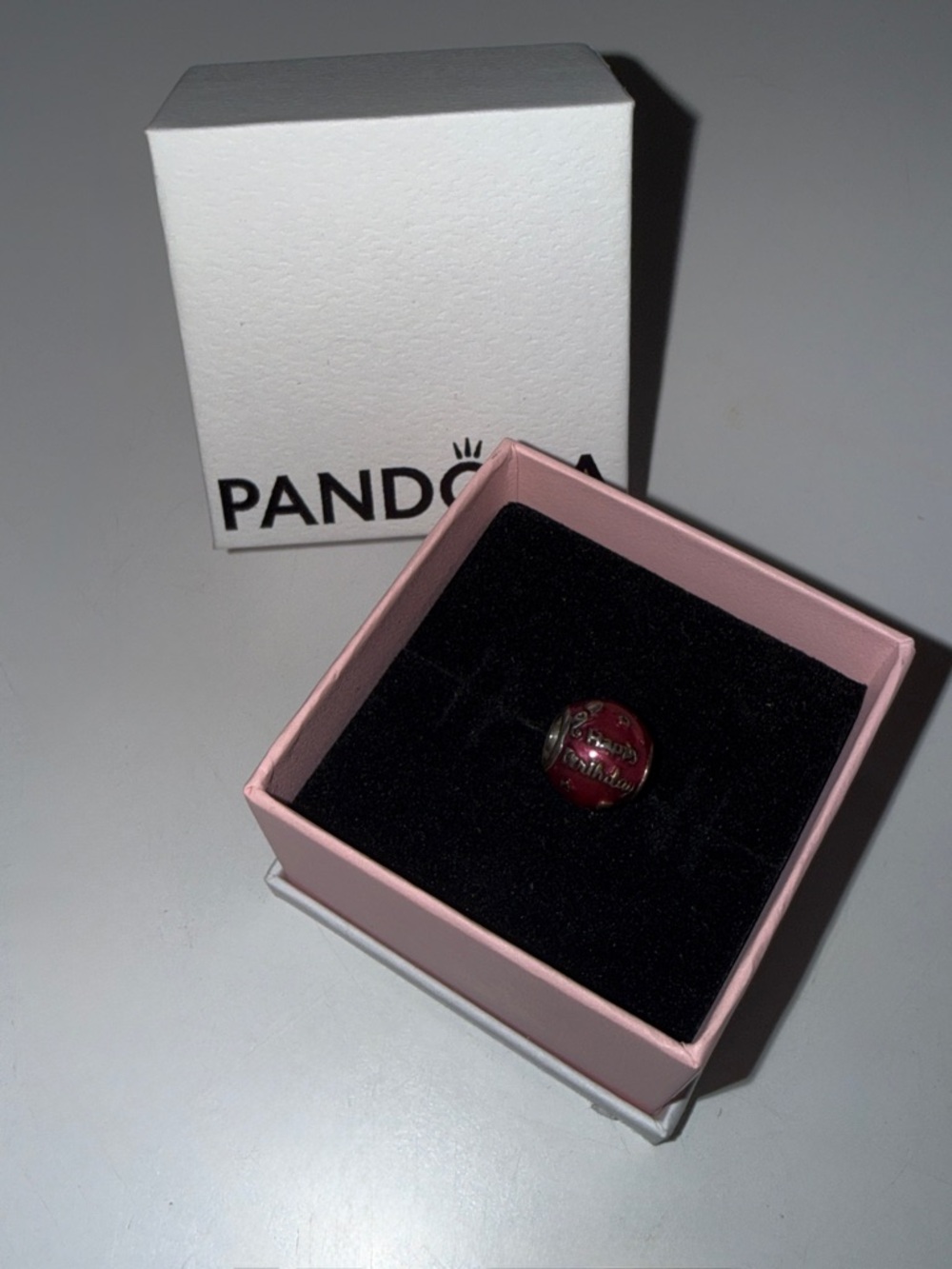 Pandora Pink Birthday Charm - Picture 2 of 3